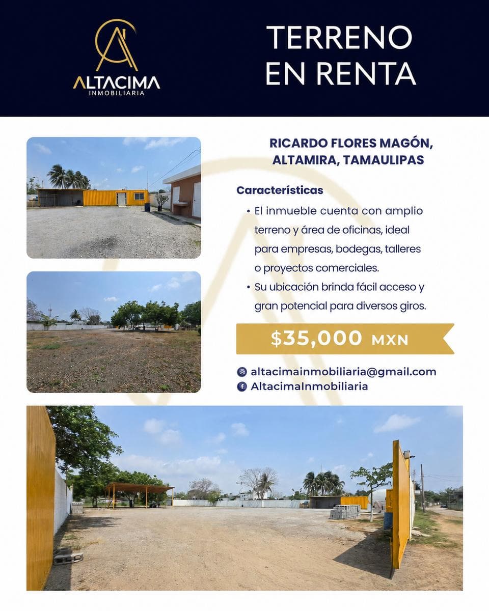 Land in the Altamira Industrial Park