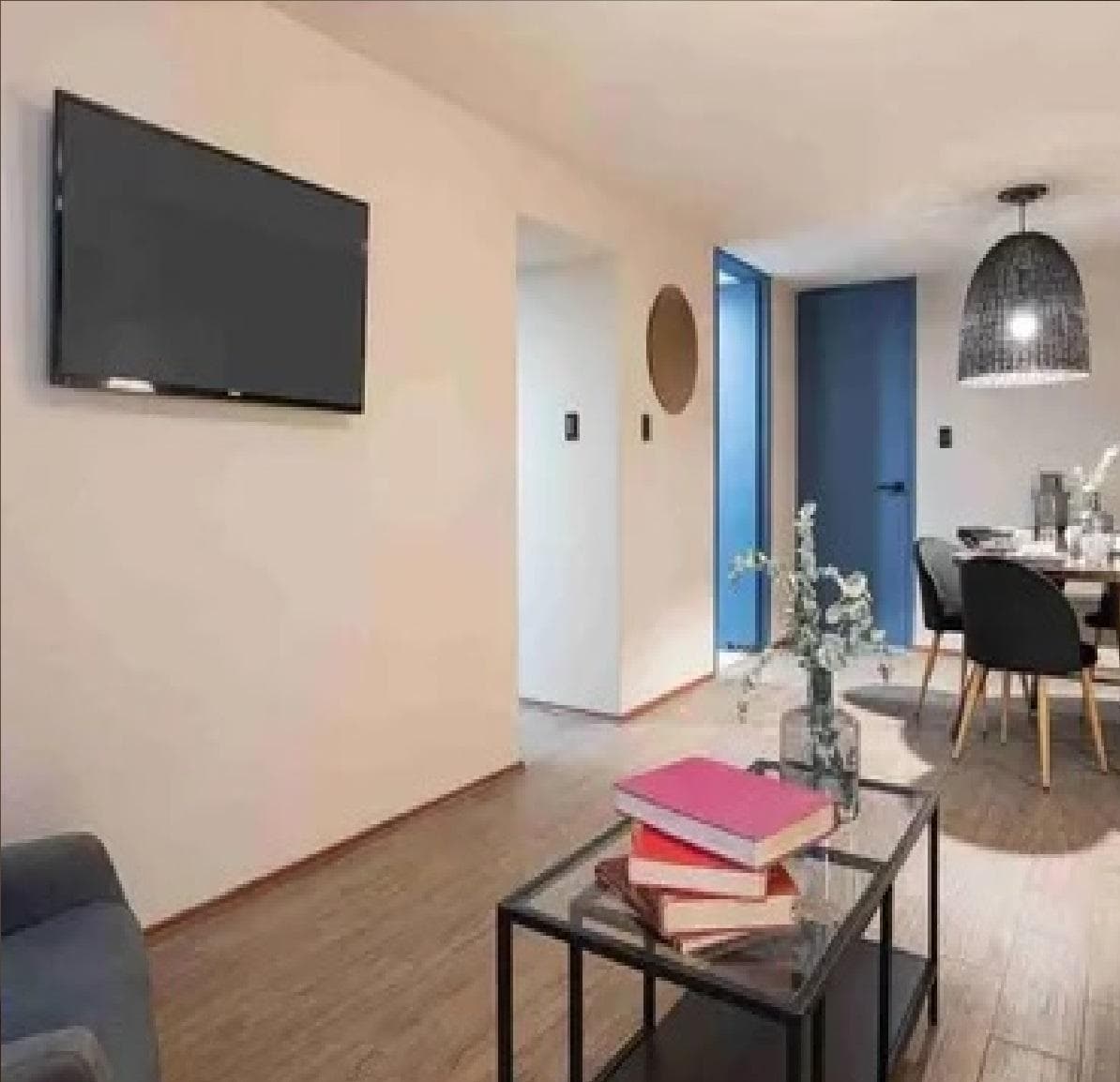 Furnished Apartment for Rent in Roma Norte with Covered Parking and Storage Room