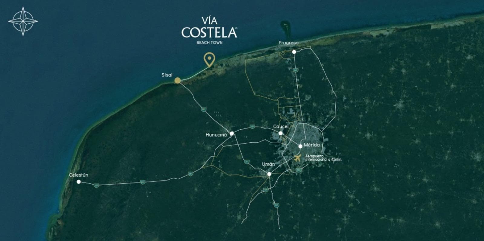 Land for Sale, 600 m2, second row from the ocean, Sisal, Yucatán.