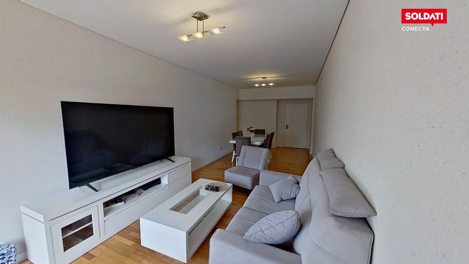 4-room apartment for sale with a front balcony and an open parking space.