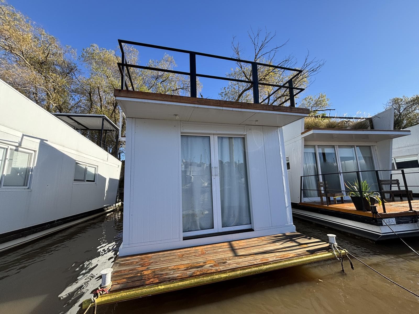 Houseboat for Sale, Moored at the San Fernando Yacht Club