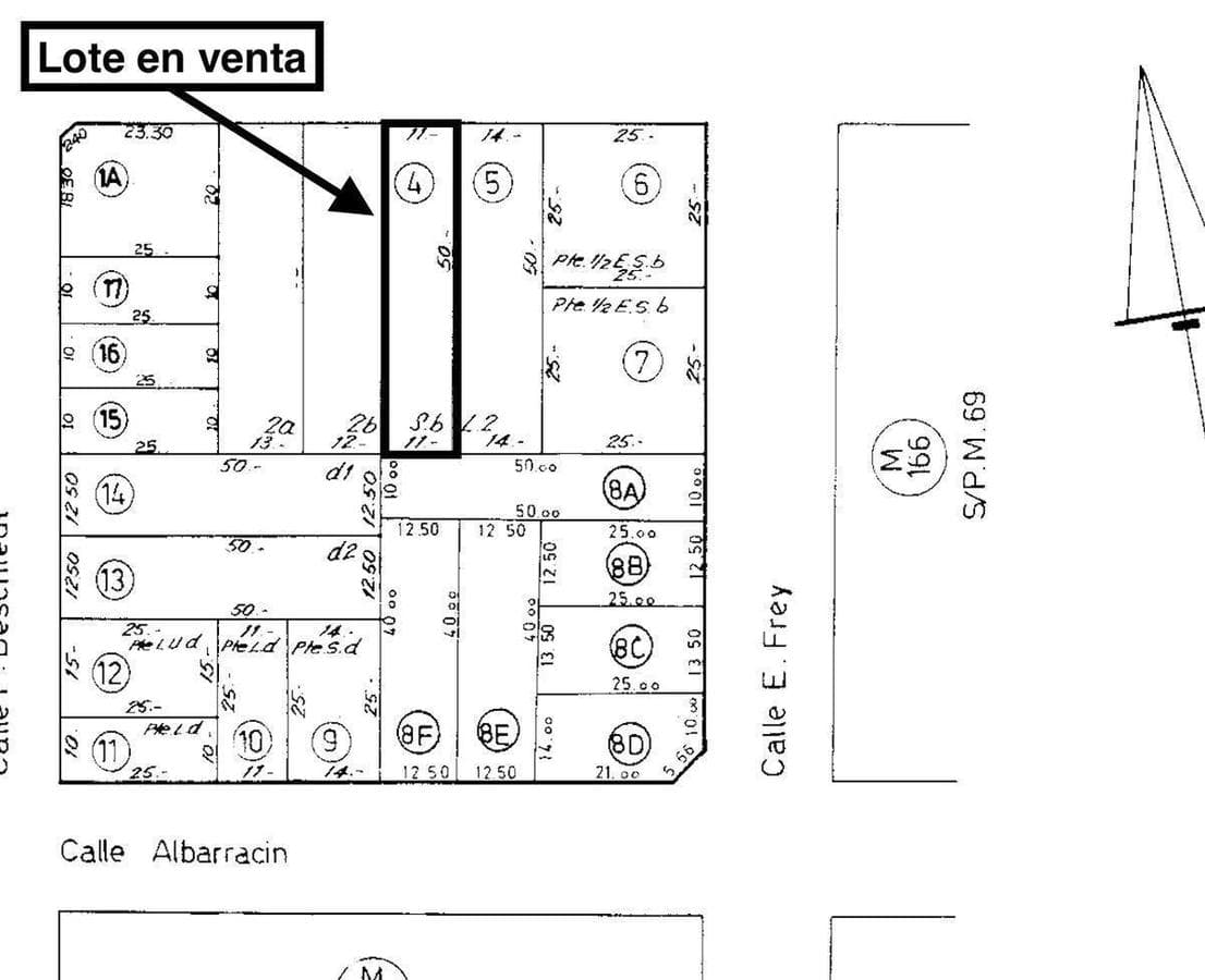 Land for sale, ideal for development