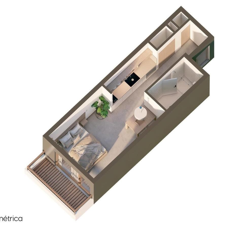 Apartment in a building with a well for sale