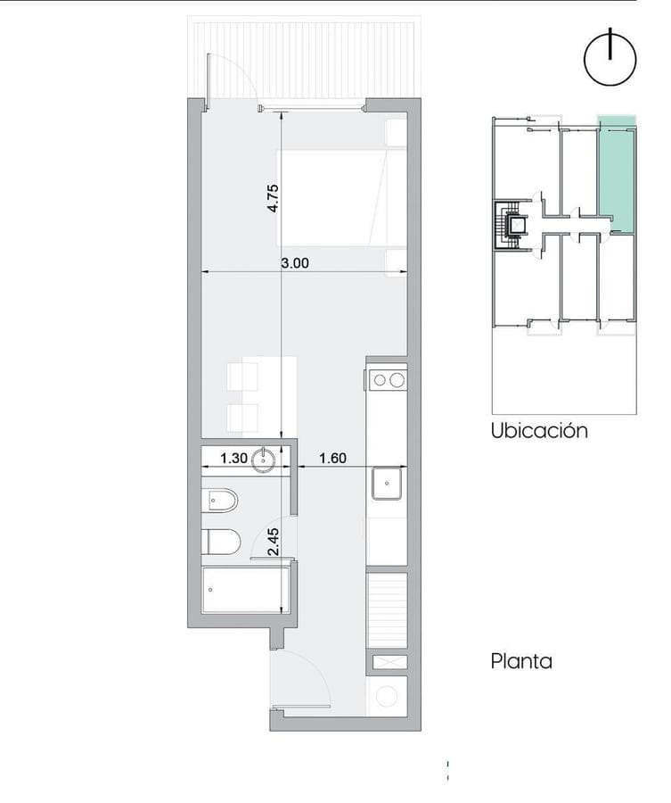 Apartment in a building with a well for sale