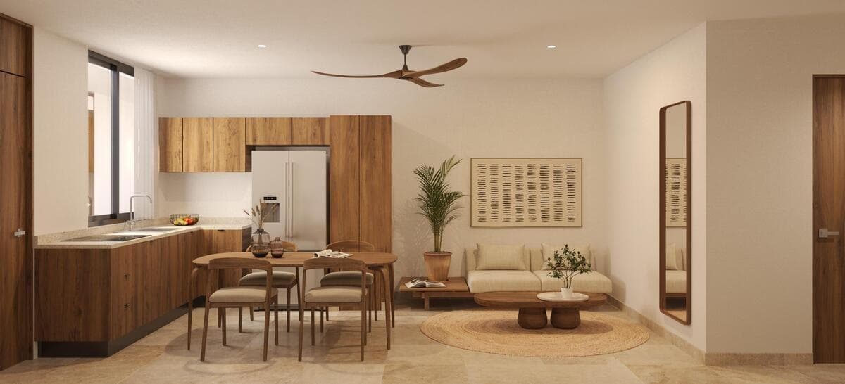 2-Bedroom Apartment North of Mérida, Conkal