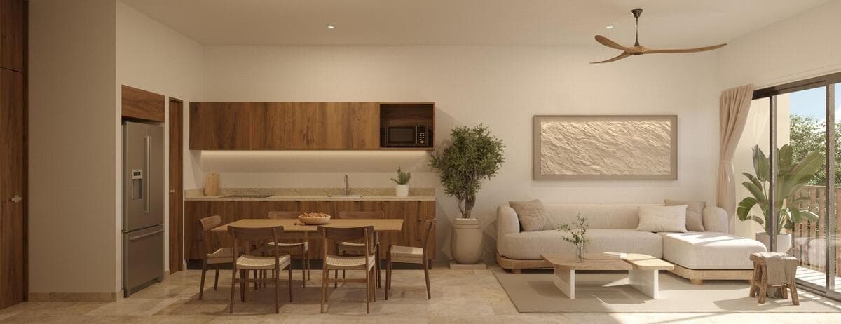 2-Bedroom Apartment North of Mérida, Conkal