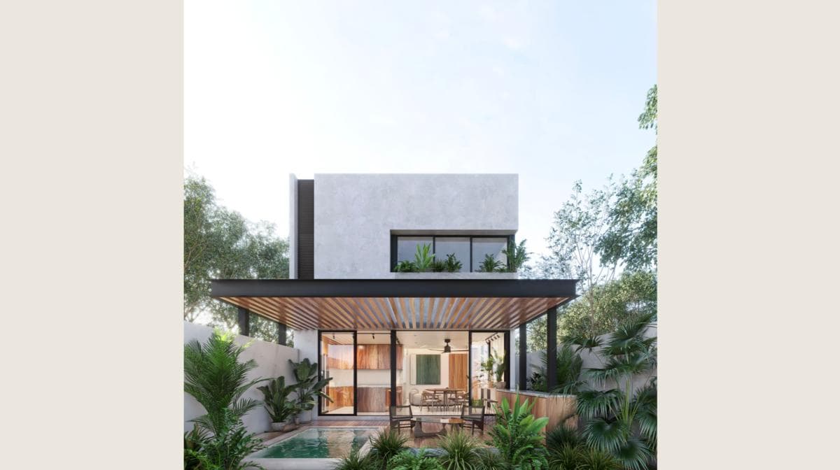 House in a gated community with amenities in Dzitya, Mérida
