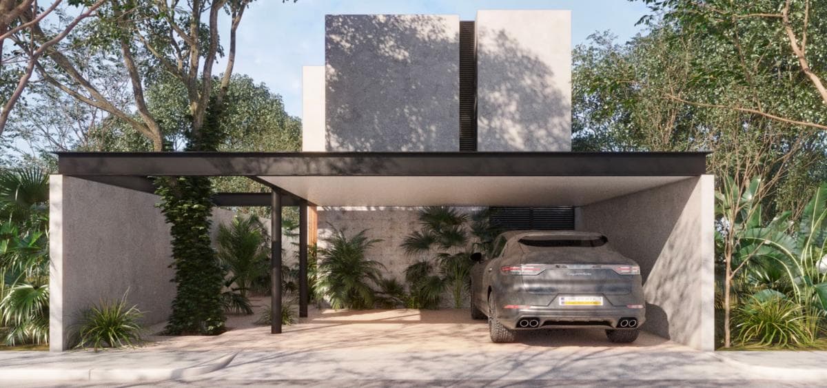 House in a gated community with amenities in Dzitya, Mérida