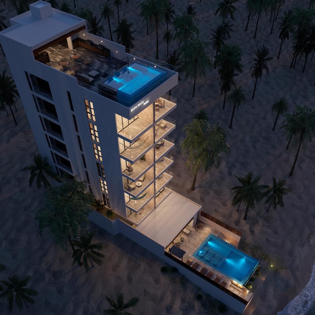 Beachfront Apartments in Chelem with Amenities, Mérida