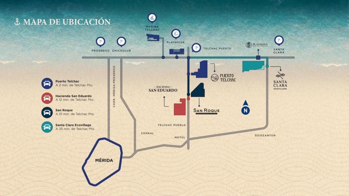 Residential Lots in Telchac Puerto, Mérida