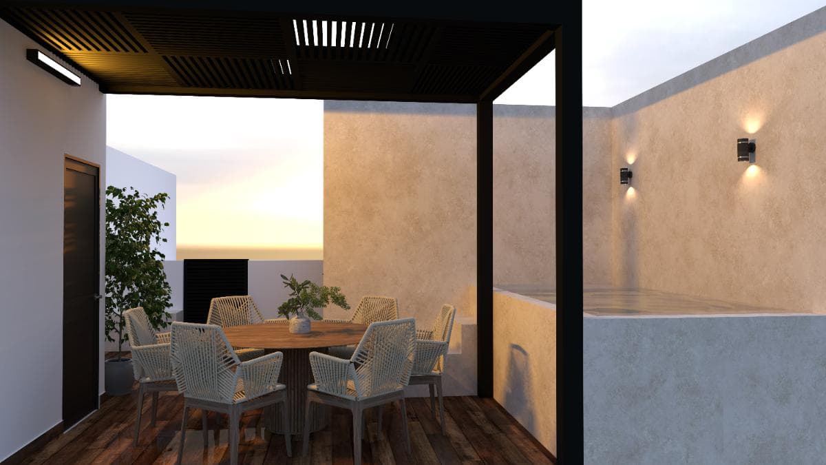 Townhouse north of Mérida, Cholul