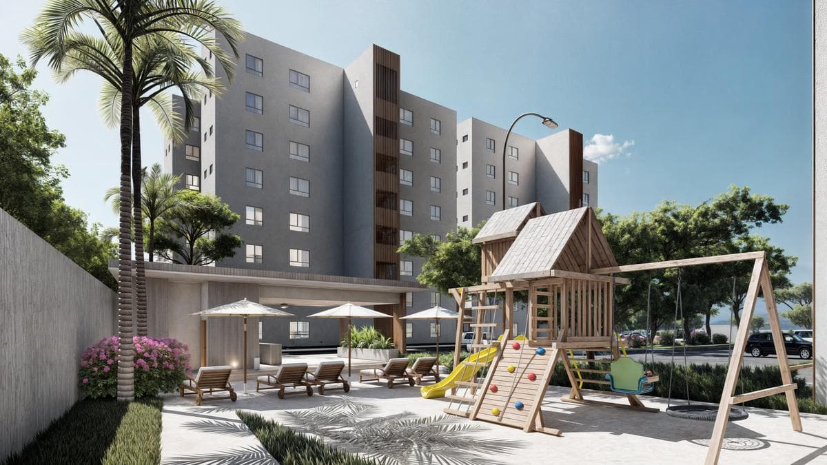 Apartments north of Mérida, a high-yield area