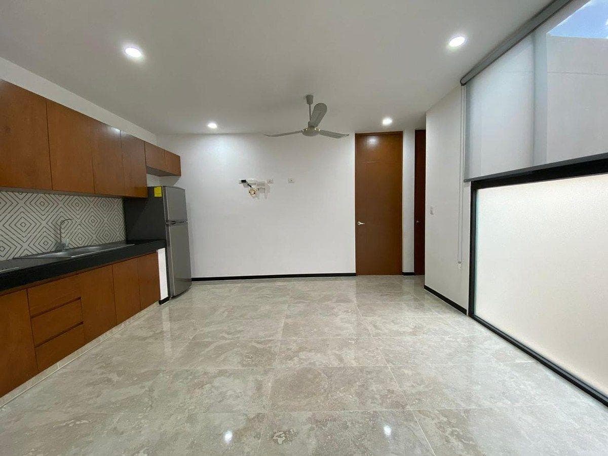 Partially furnished 1-bedroom apartment for RENT in Temozon Norte