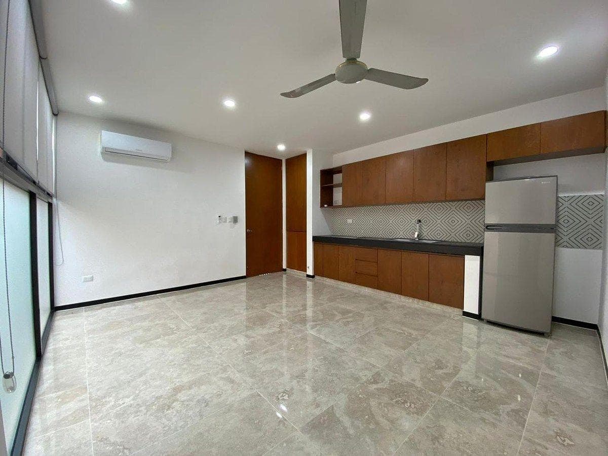 Partially furnished 1-bedroom apartment for RENT in Temozon Norte