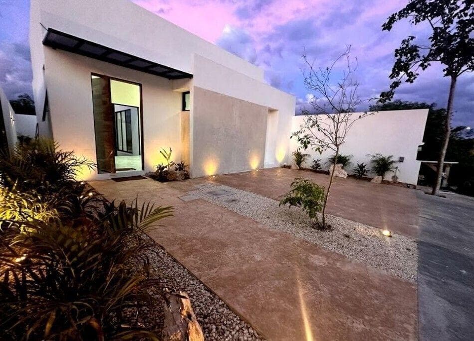 House north of Mérida, in Conkal, single-story with 3 bedrooms