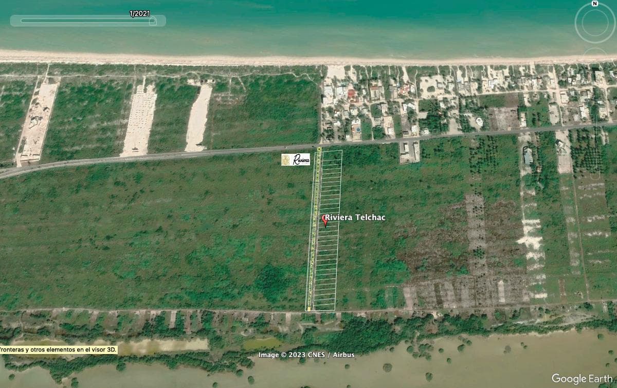 Lot in Telchac Puerto, Yucatán
