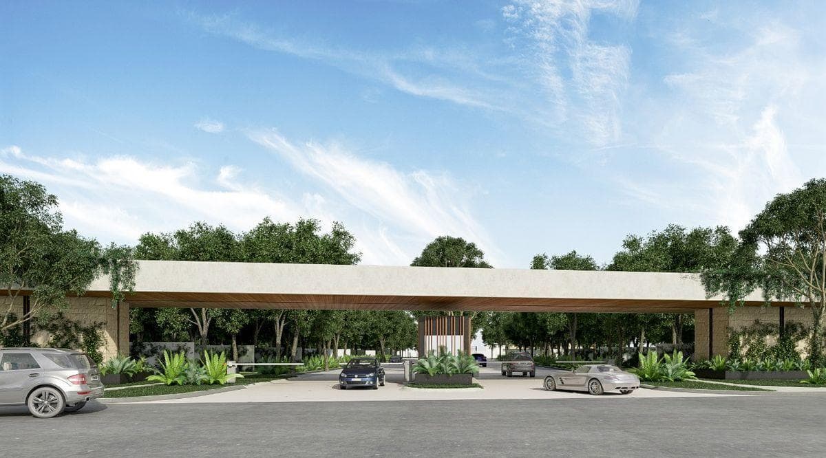 Residential lots for sale on the Mérida-Progreso Highway, with amenities