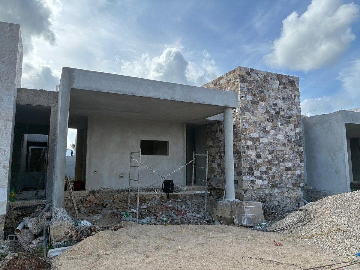 House in a gated community with amenities in Conkal, Mérida