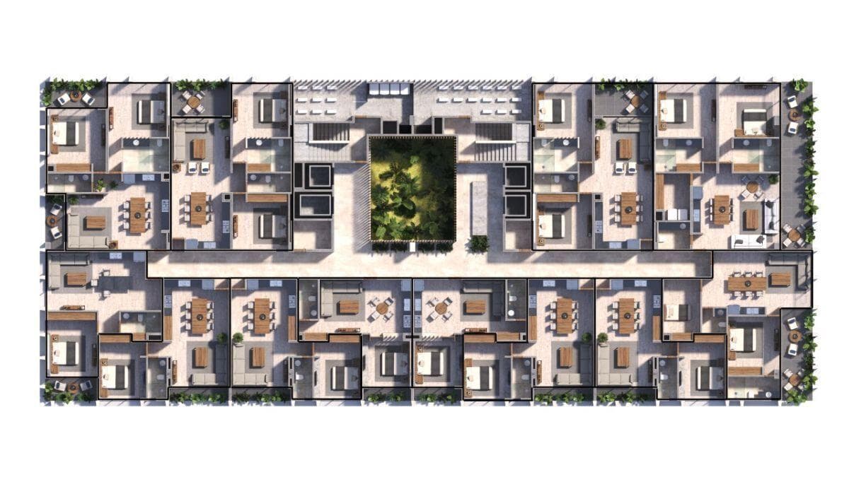 Apartment north of Mérida,