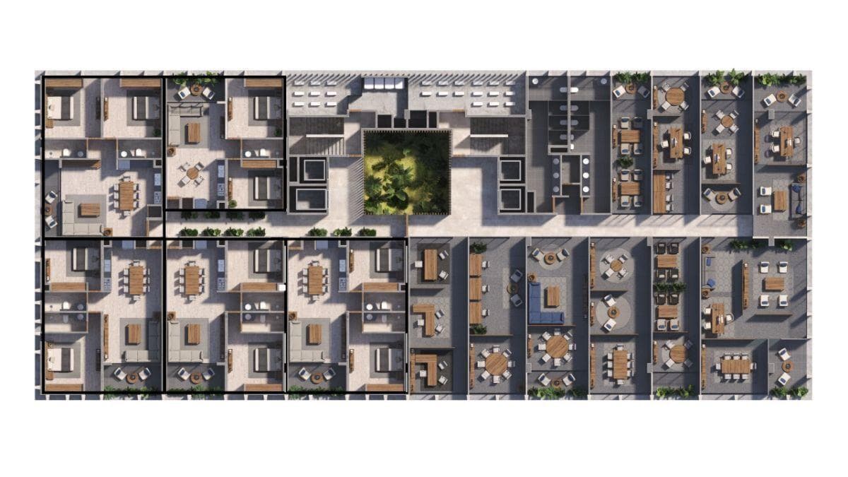 Apartment north of Mérida,