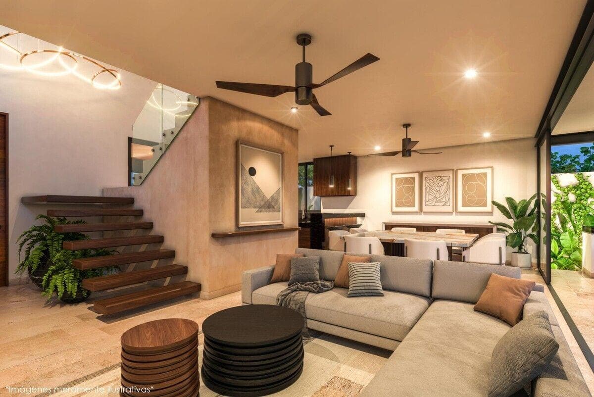 2-Bedroom House in a Gated Community in Conkal, Mérida