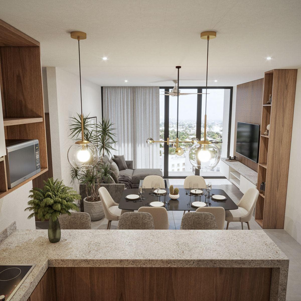 Apartment with EASY ACCESS TO THE RING ROAD in Cholul, Mérida