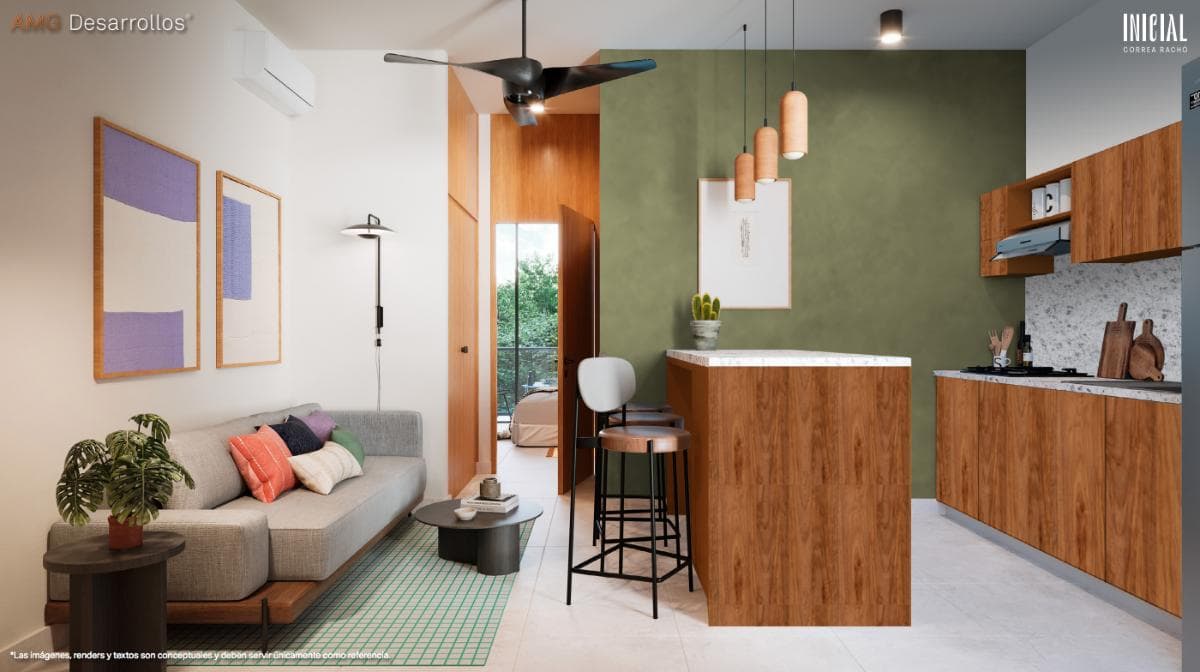 Two-bedroom apartment in Mérida, Mérida