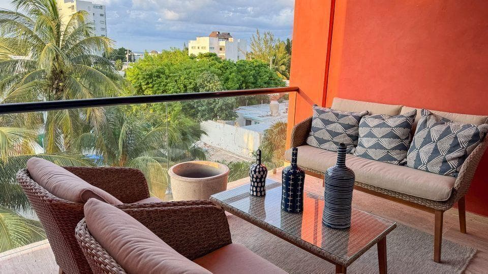 Beachfront Apartment in Mérida, Chicxulub