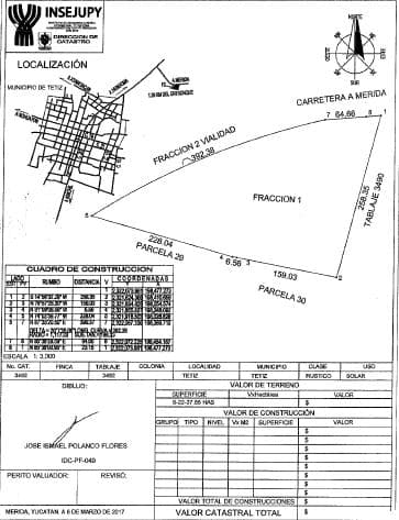 Land in Tetiz, ideal for industrial use, Mérida
