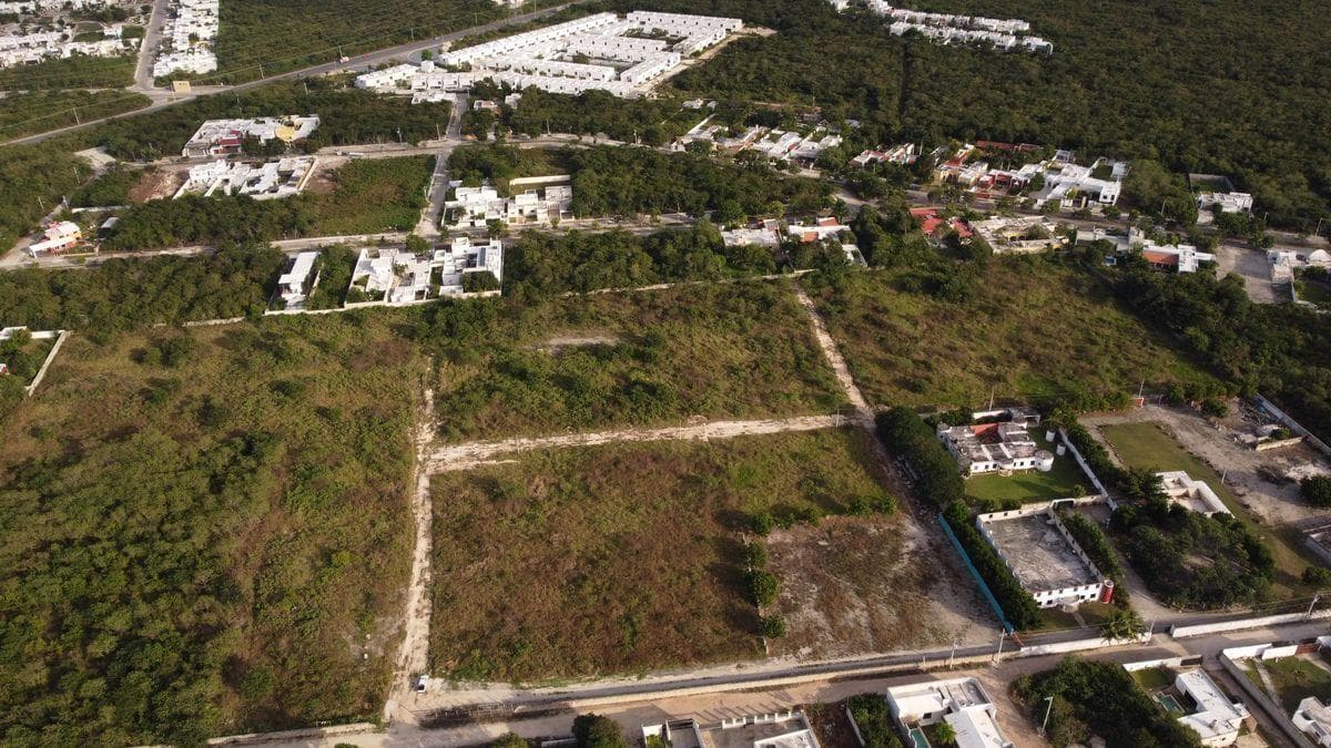 Residential lots in northern Mérida, Cholul