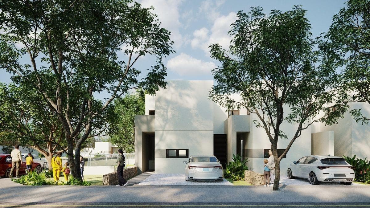 Two-Story House in Conkal, Mérida
