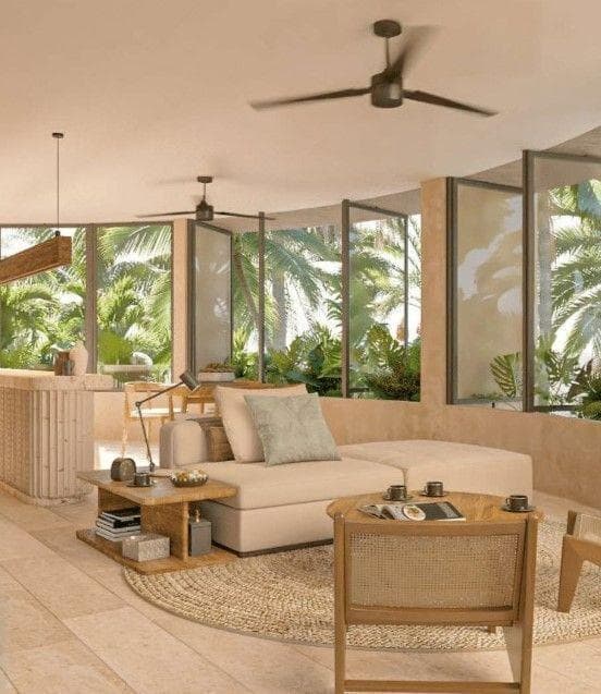 Beachfront Apartment for Sale in Mérida, Chicxulub, with Amenities