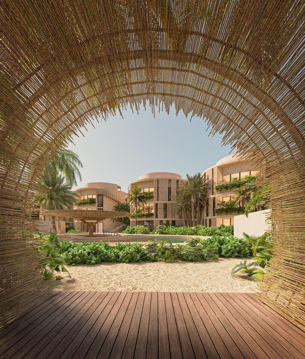 Beachfront Apartment for Sale in Mérida, Chicxulub, with Amenities