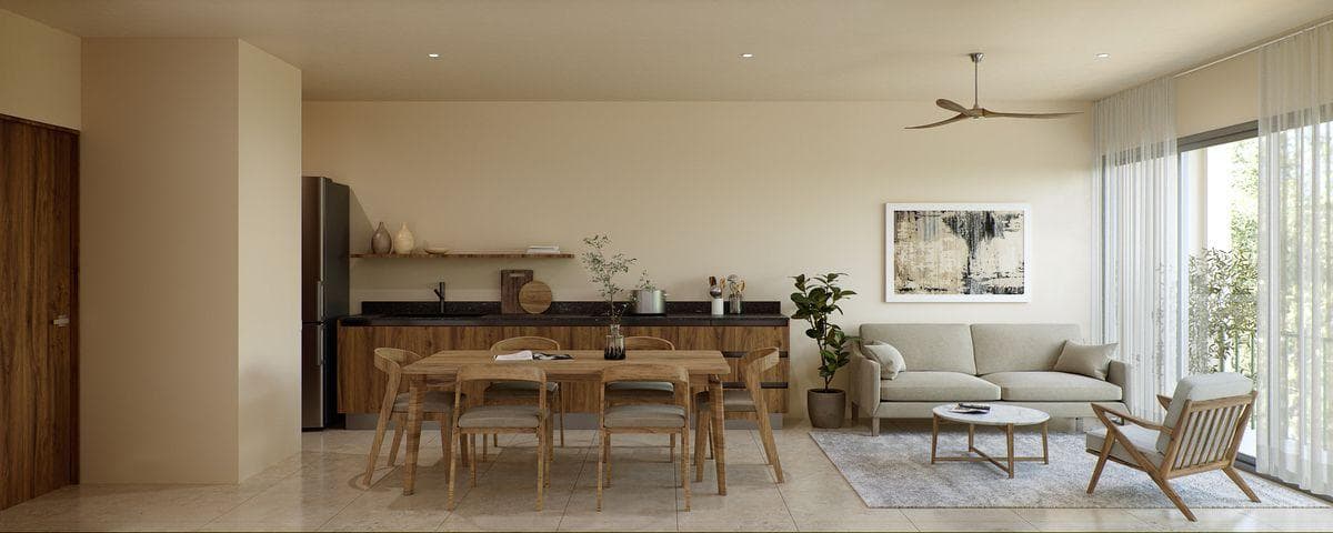 Apartment north of Mérida, Dzitya