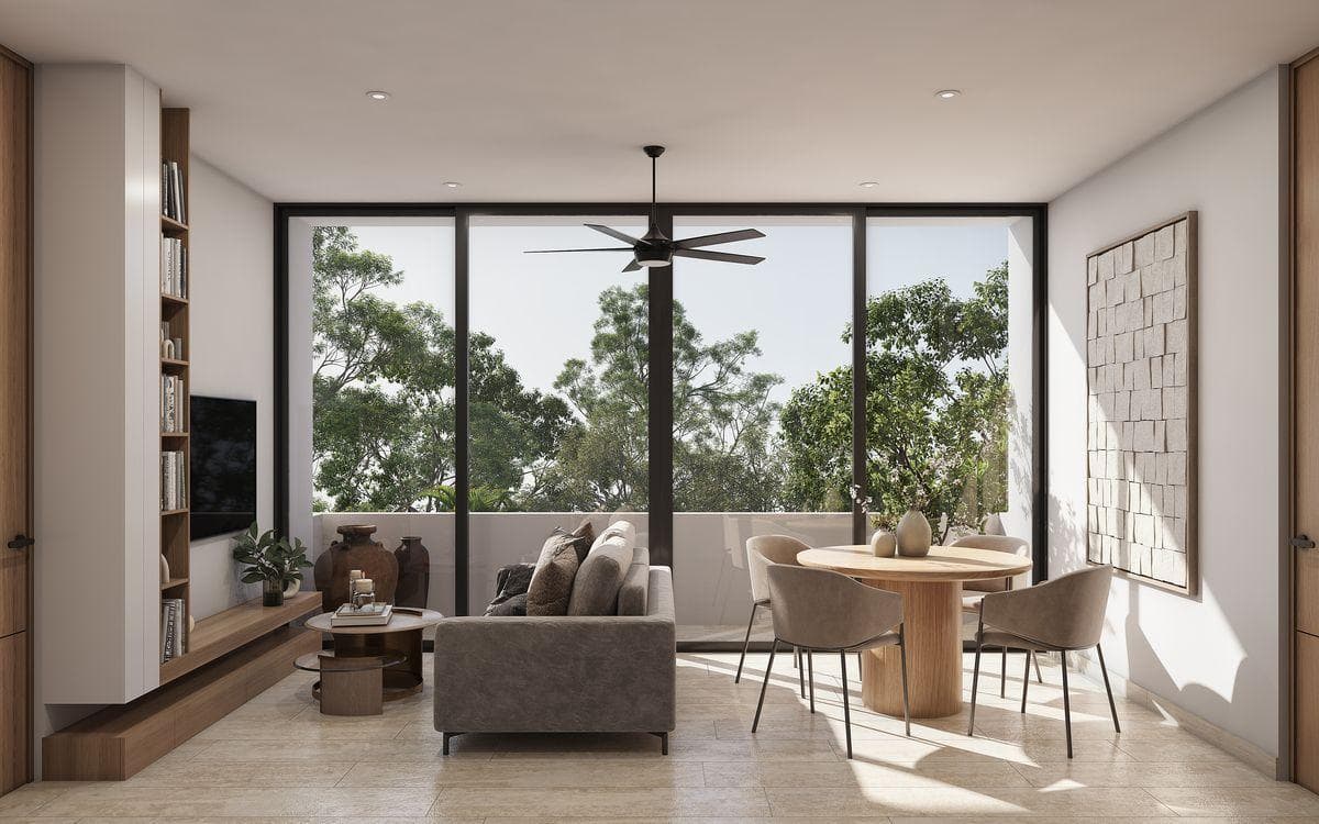 One-bedroom apartment for sale in Temozón Norte, Mérida