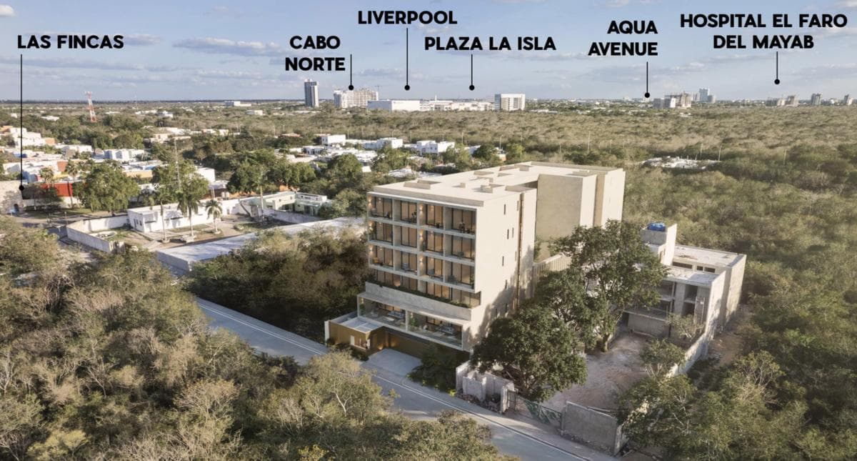 One-bedroom apartment in TEMOZÓN NORTE, Mérida