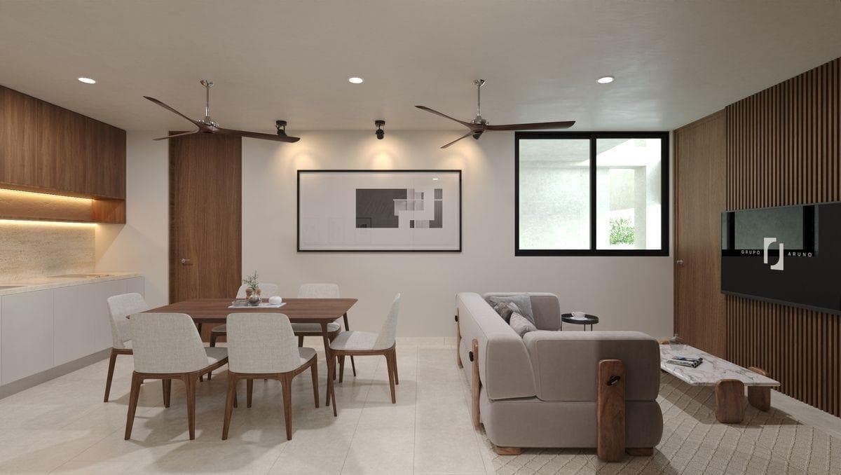 Two-bedroom apartment in Altabrisa with access to shared facilities, Mérida