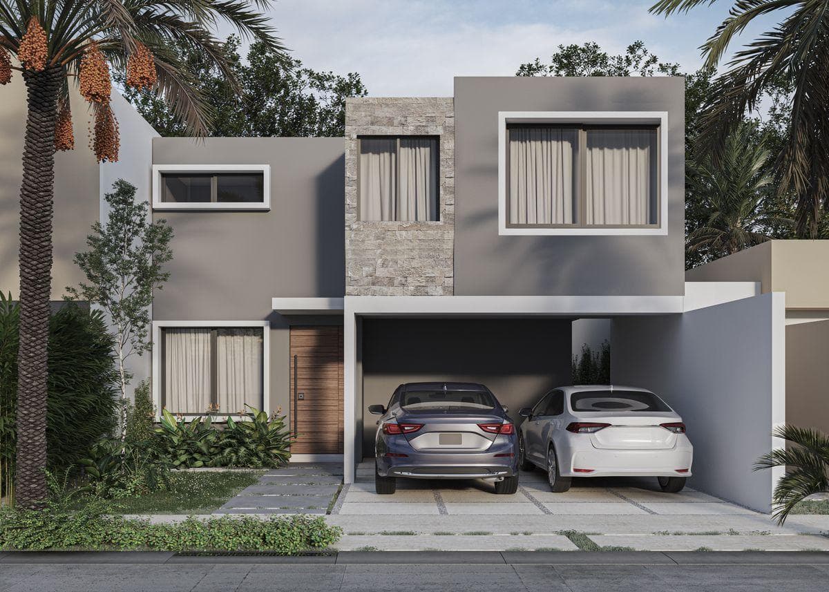 House in Mérida Caucel, on a private street near the ring road