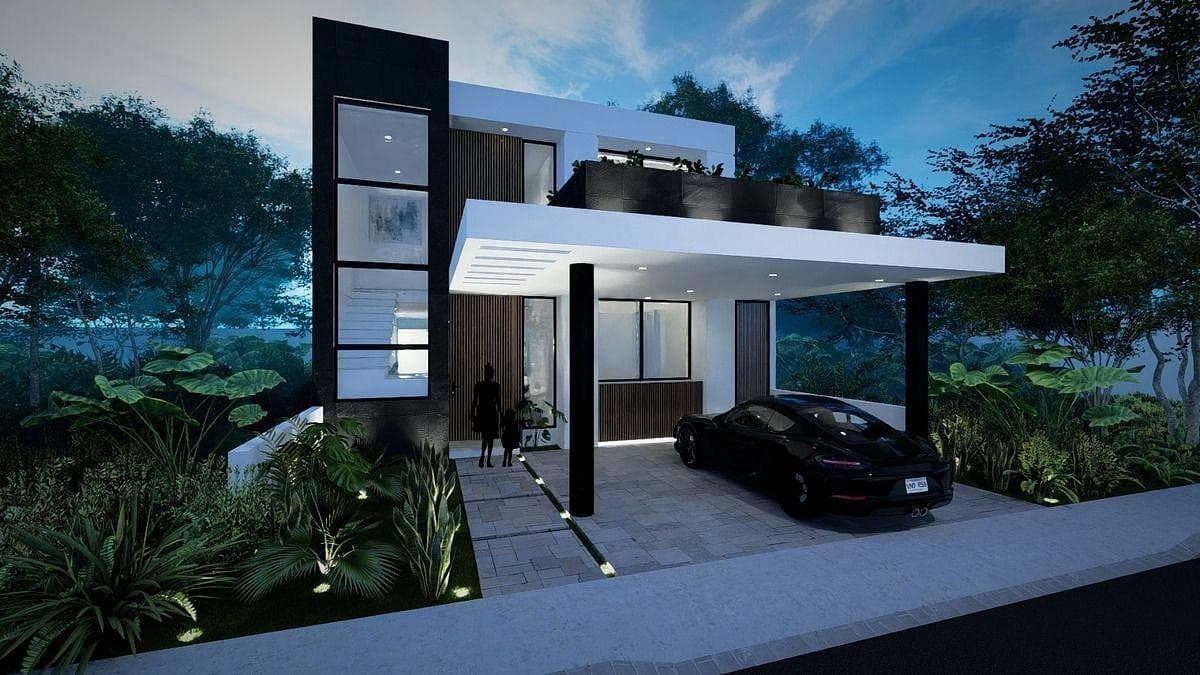 House for presale in the Altozano gated community, north of Mérida,