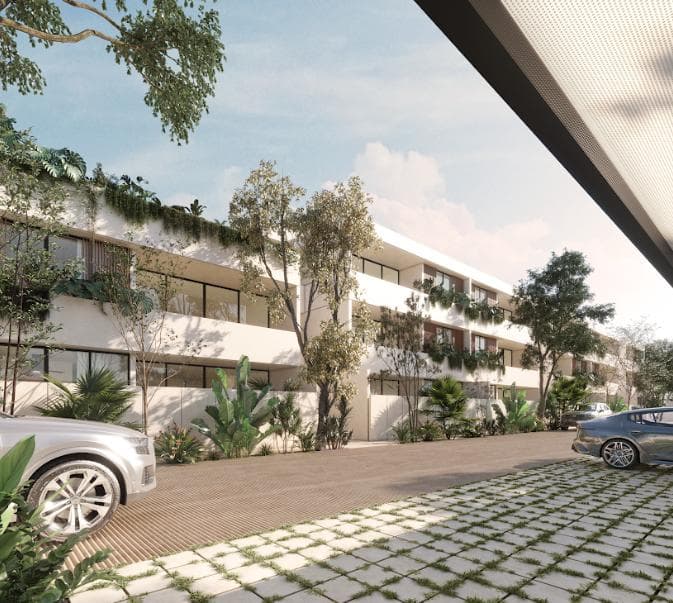 One-bedroom apartment in Mérida, Temozón Norte