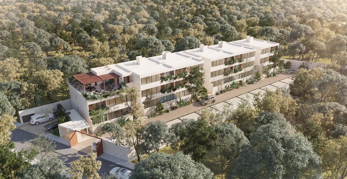 One-bedroom apartment in Mérida, Temozón Norte