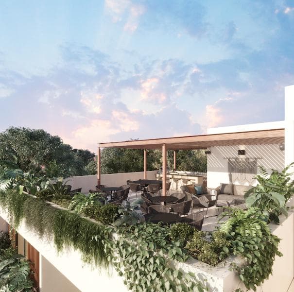 One-bedroom apartment in Mérida, Temozón Norte