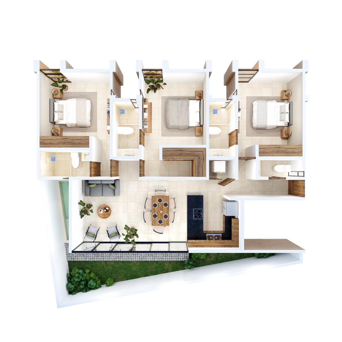 Apartment for sale north of Mérida, Santa Gertrudis Copo