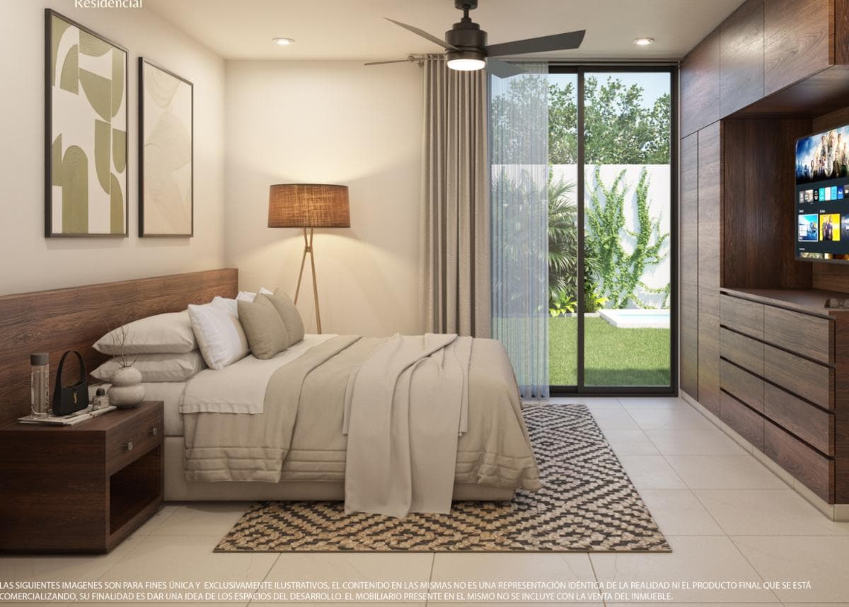 House in a gated community with amenities in Conkal, Mérida