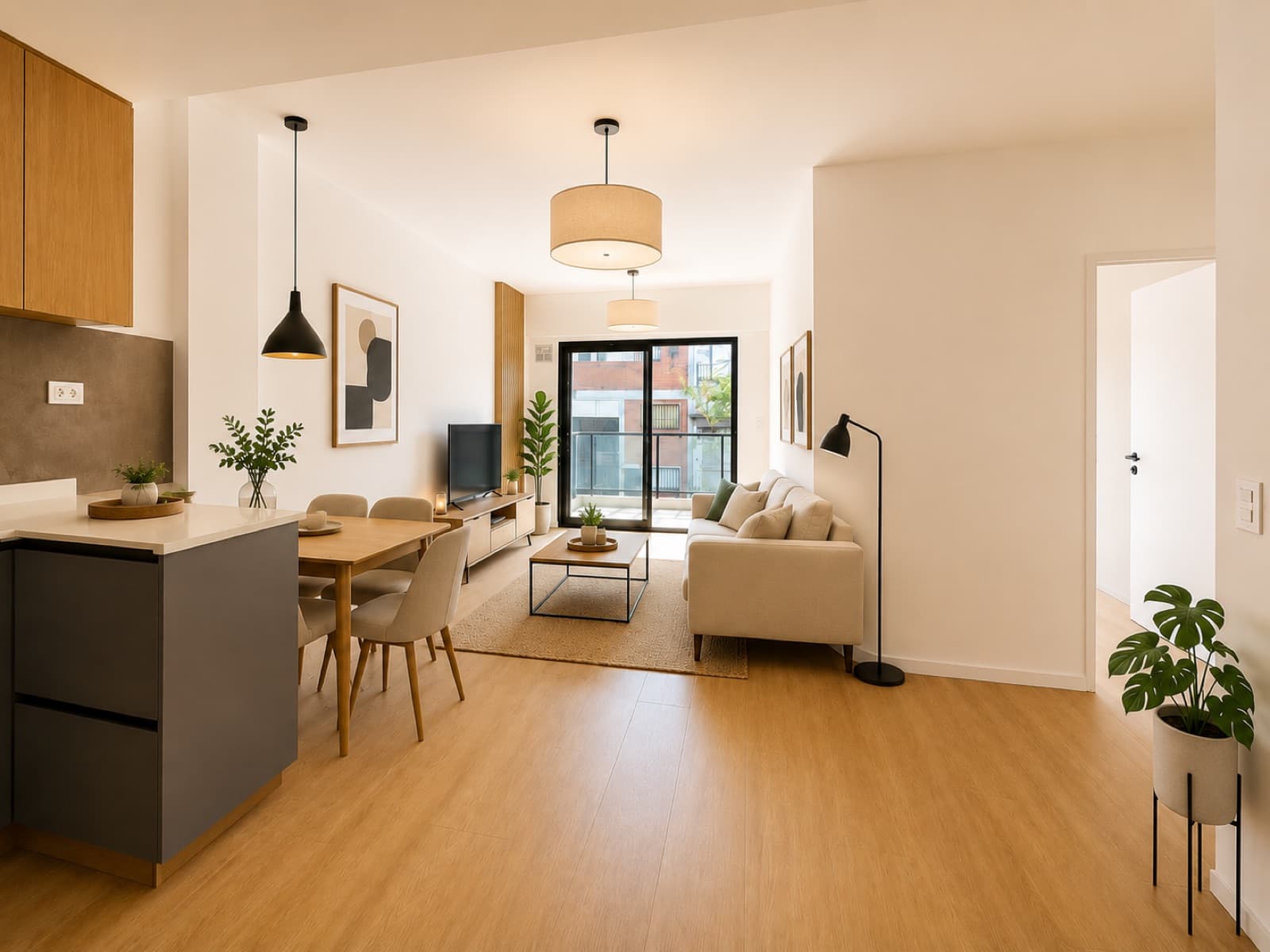 3-ROOM APARTMENT FOR SALE WITH BALCONY AND PARKING SPACE IN VILLA URQUIZA
