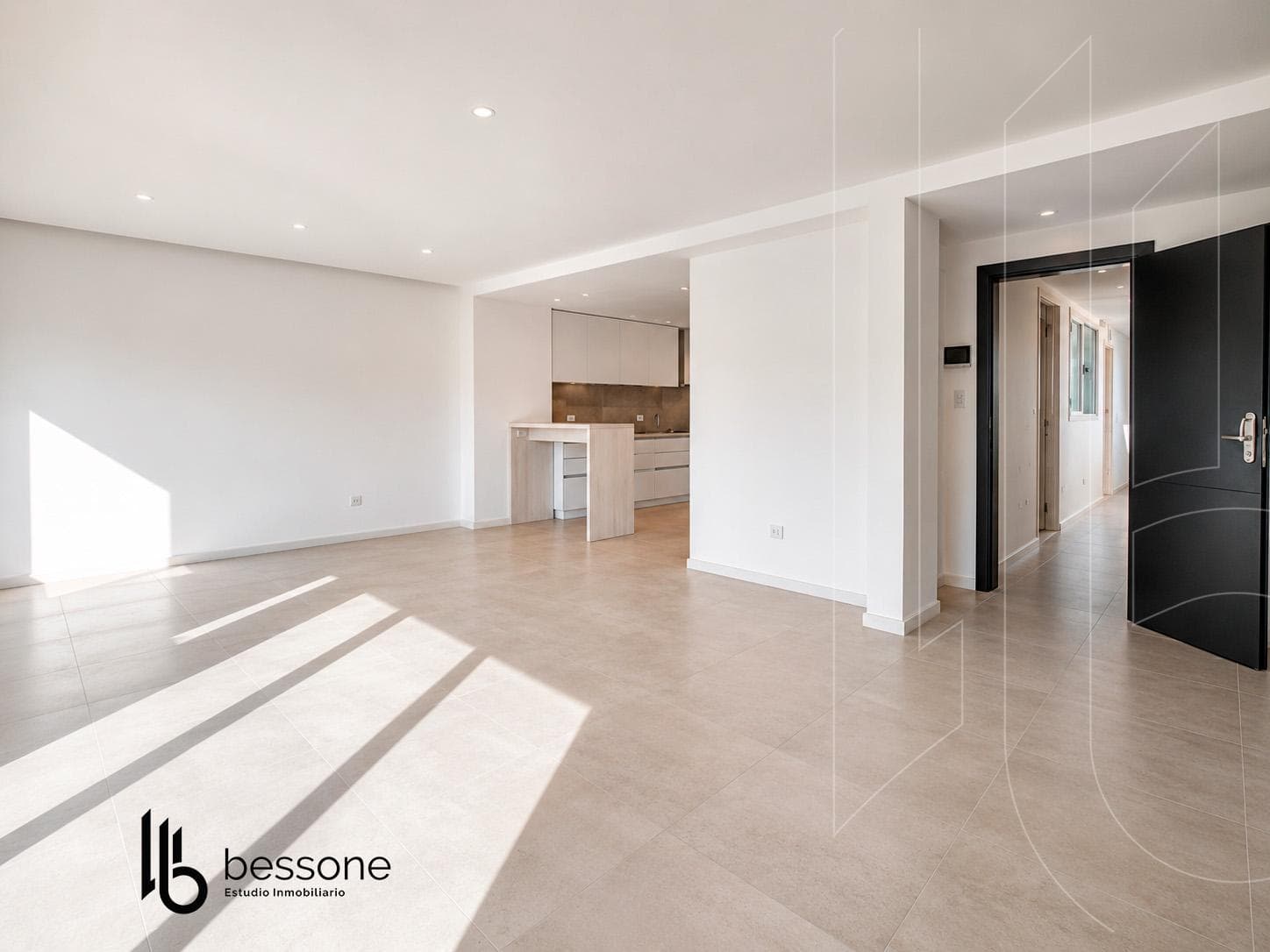 3-Room Apartment with Balcony, Ocean View, Double Garage, La Perla—Brand New