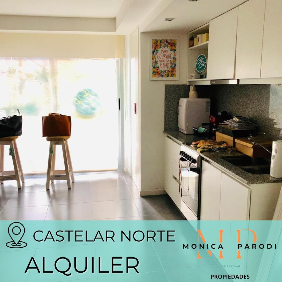 TWO-ROOM APARTMENT FOR RENT IN CASTELAR NORTE
