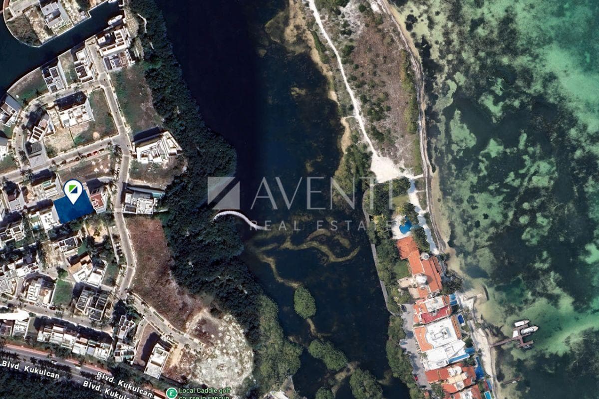 Residential Lot for Sale, Laguna 1, Puerto Cancún, Cancún
