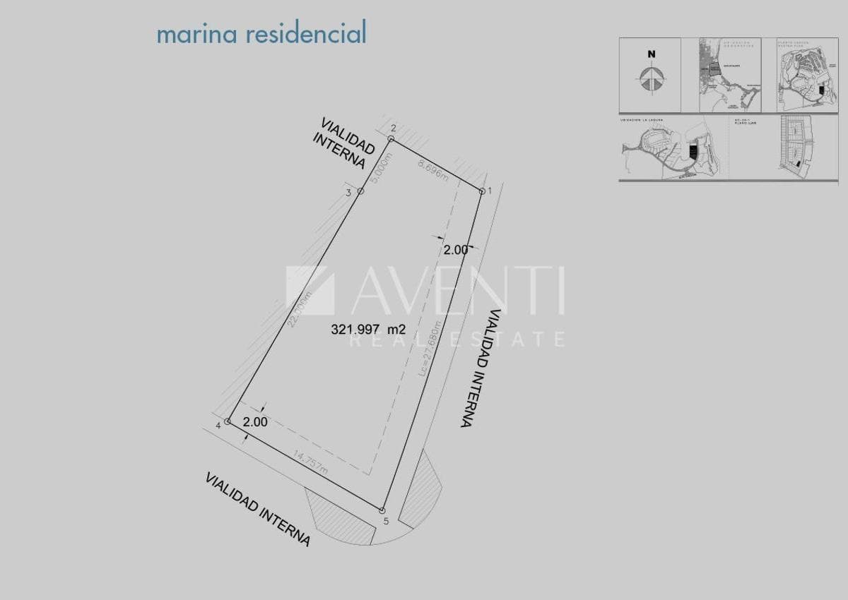 Land for Sale, La Marina Residencial, Cancún.