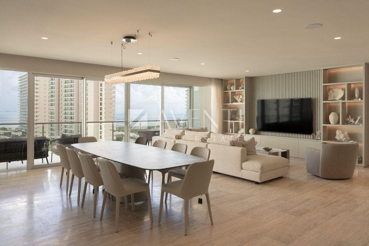 APARTMENT FOR SALE, SLS BAHÍA BEACH, PUERTO CANCÚN, CANCÚN